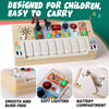 Busy Board - Juguetes Montessori, juguete musical de madera con xilófono mágico para bebés con luces