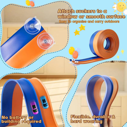 Flex Tracks - Juego De Iniciación De 15 Pies Para Niños