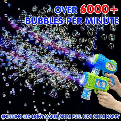 Paquete de 2 máquinas de pistola de burbujas
