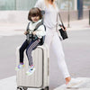 Asiento de maleta de viaje para niños pequeños