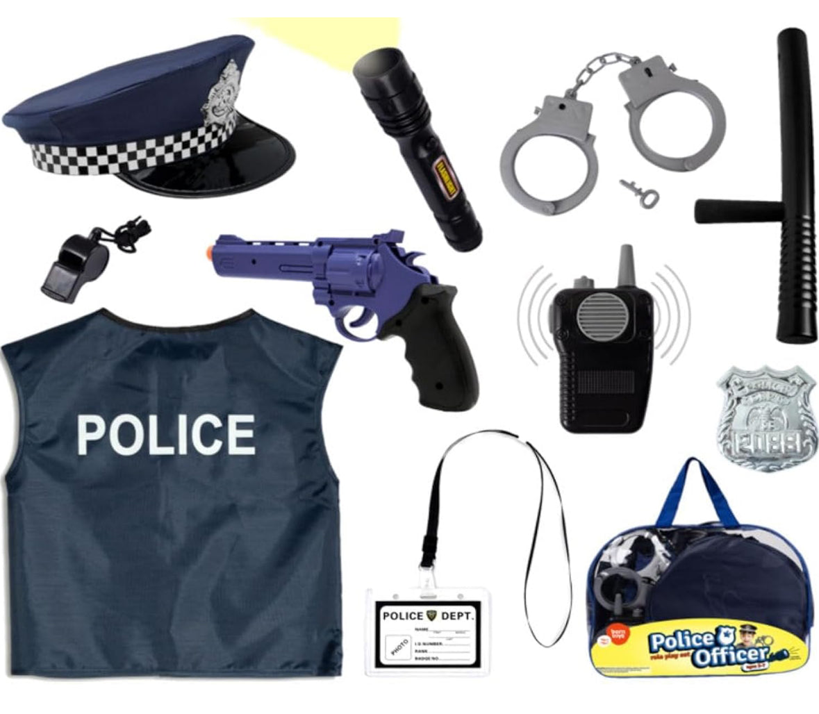Born Toys Disfraz de policía 3-7 años