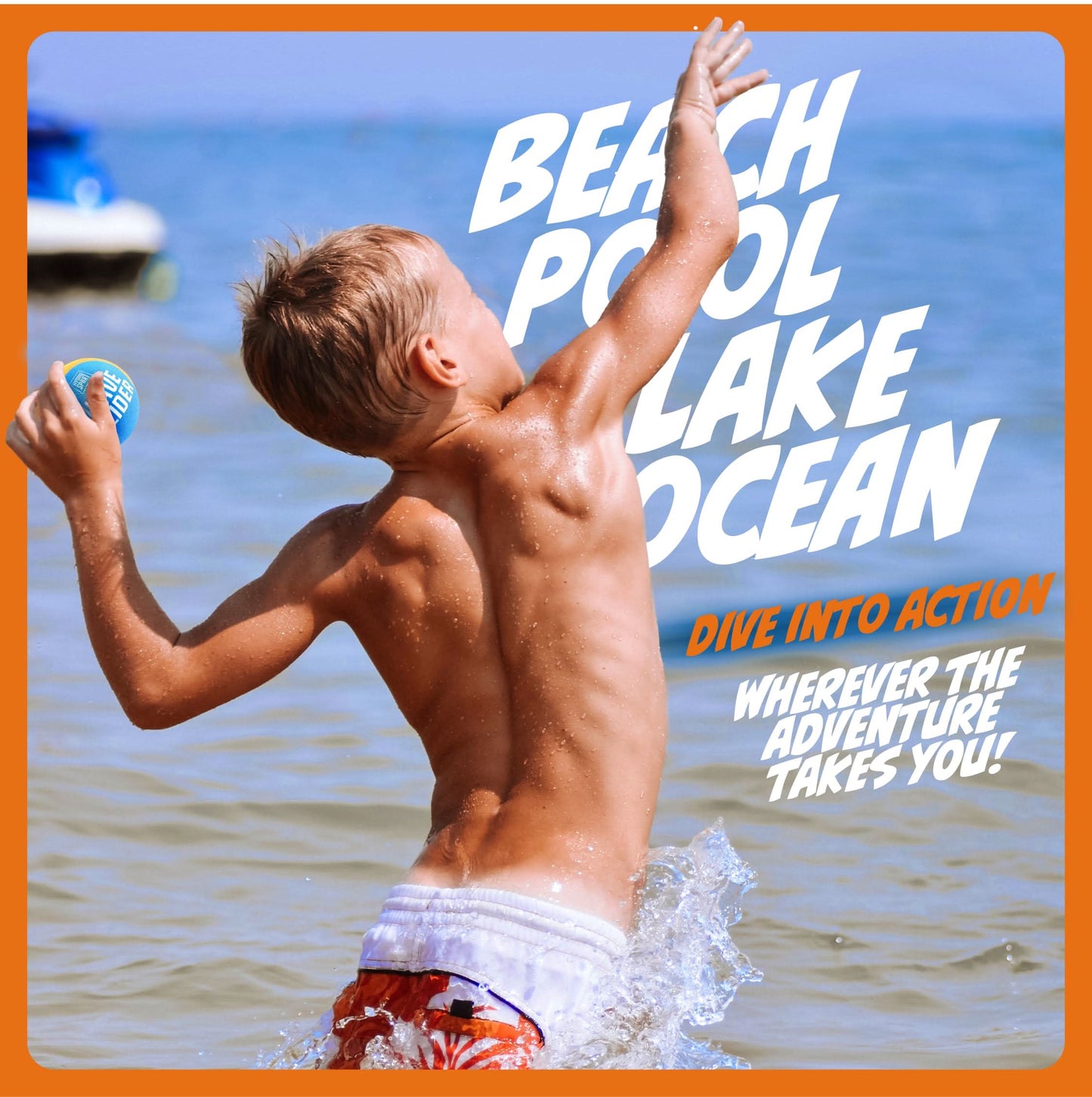 Pelota de agua para saltar – Pelota de billar – Juguetes de playa para niños de 8 a 12 años