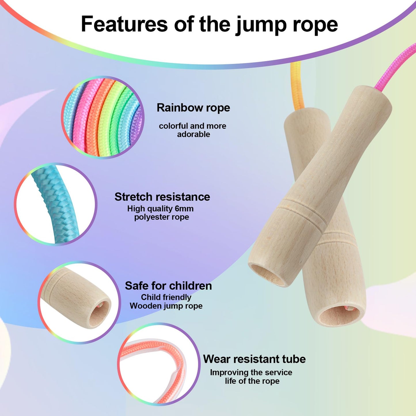 Cuerda para Saltar Niños 260 cm