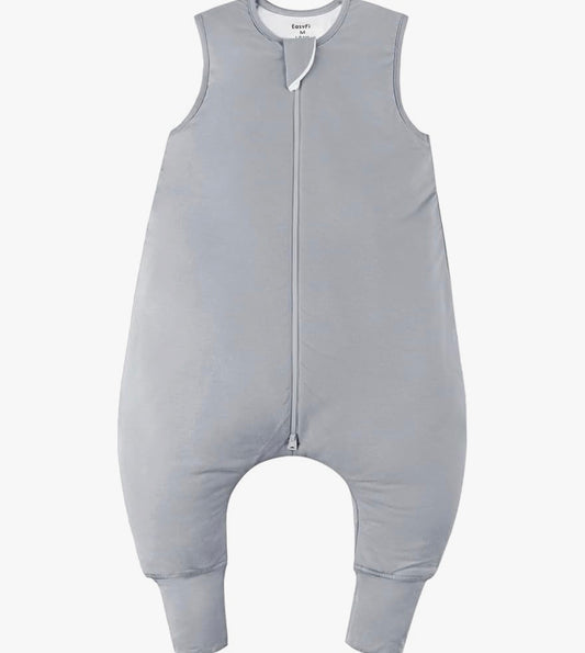 Easyfi saco de dormir con pies de rayón de bambú (6-12 meses, 0,5 TOG)