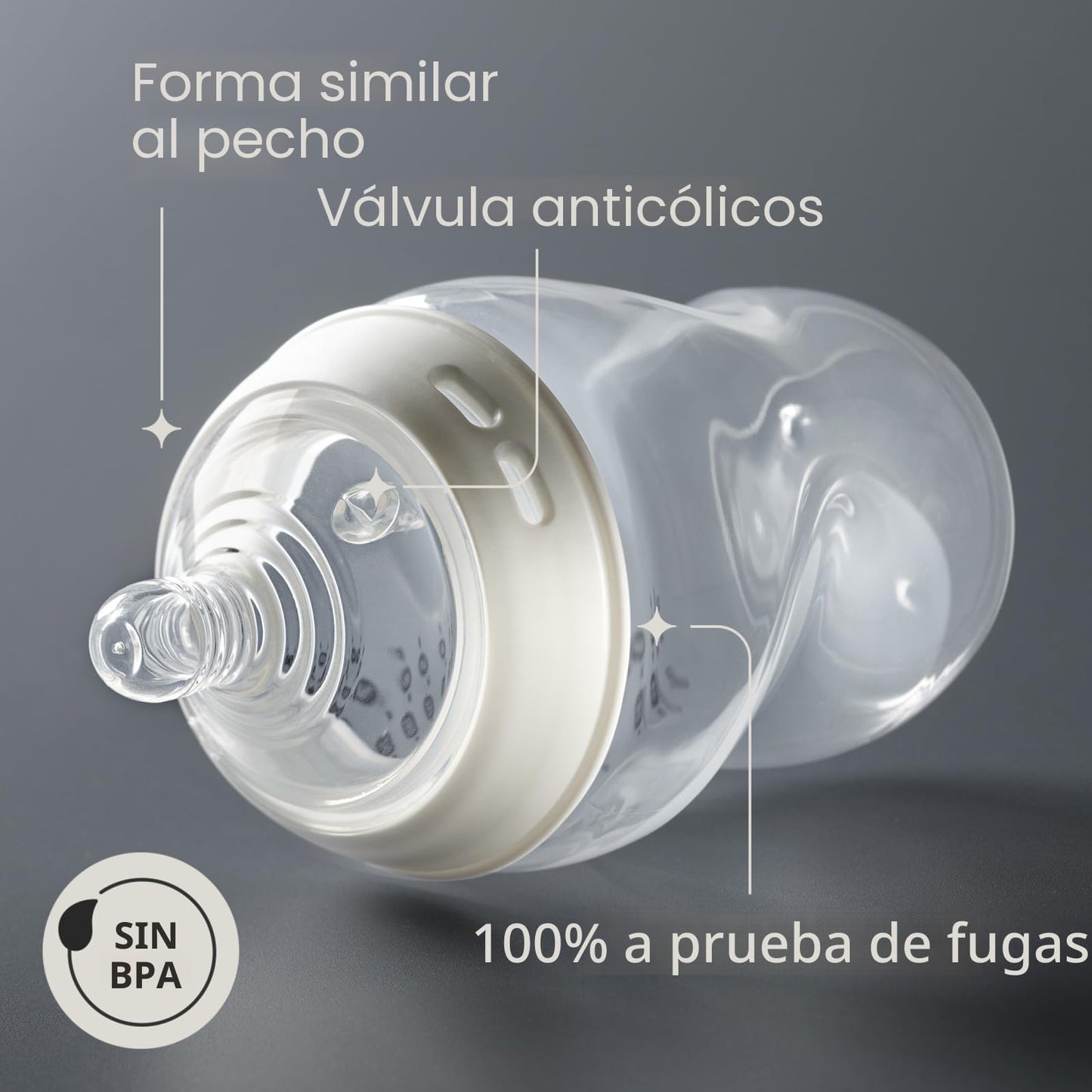 Tommee Tippee Natural Start - Juego de 6 biberones sin BPA, incluye 2 x 5 oz, 3 x 9 oz, 1 x 11 oz