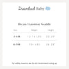 Manta de transición DREAMLAND BABY | Bebé: 12-24 meses | Mantas para dormir con peso suave | 100% Algodón Natural