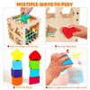 HELLOWOOD Juguetes Montessori para niños de 1 año en adelante