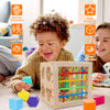 HELLOWOOD Juguetes Montessori para niños de 1 año en adelante