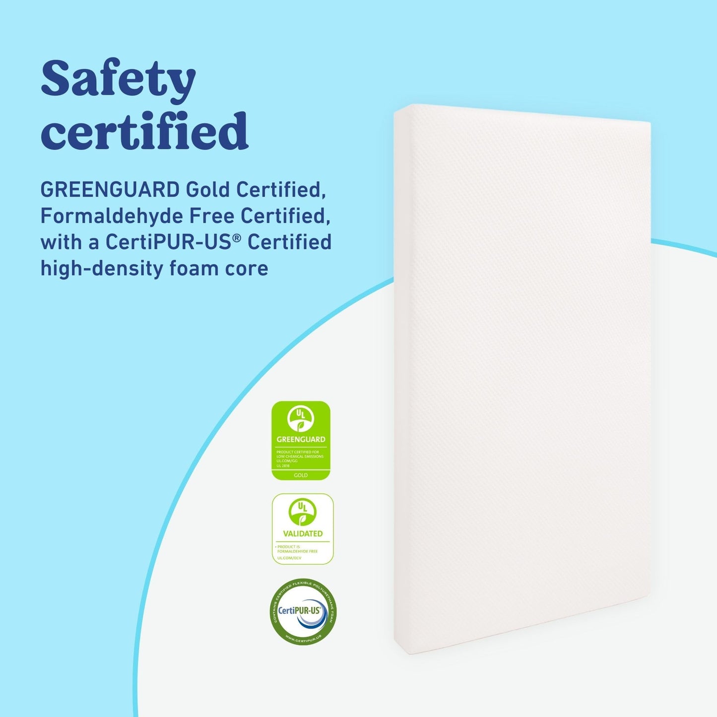 Graco, Colchón Premium de espuma para cuna y cama infantil