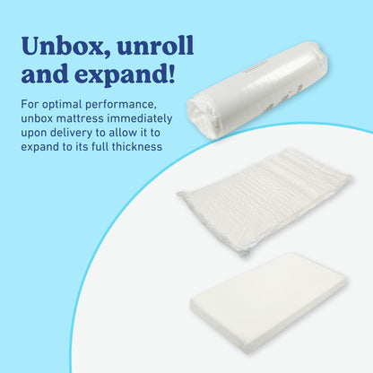 Graco, Colchón Premium de espuma para cuna y cama infantil