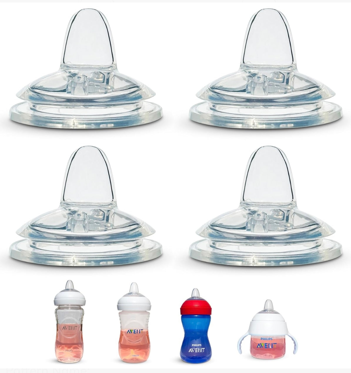 Tetinas con boquilla para Philips Avent Natural