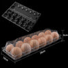42 cajas de plástico para huevos