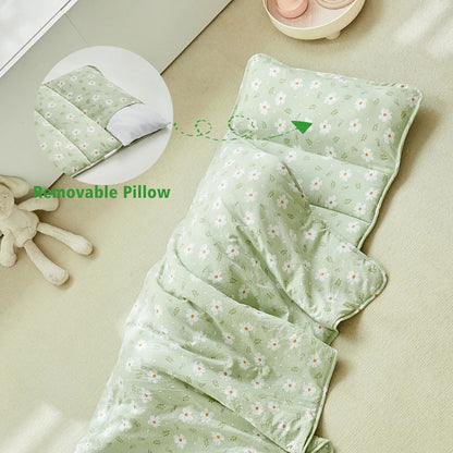 Tapete para siesta Dushow para niños pequeños con almohada