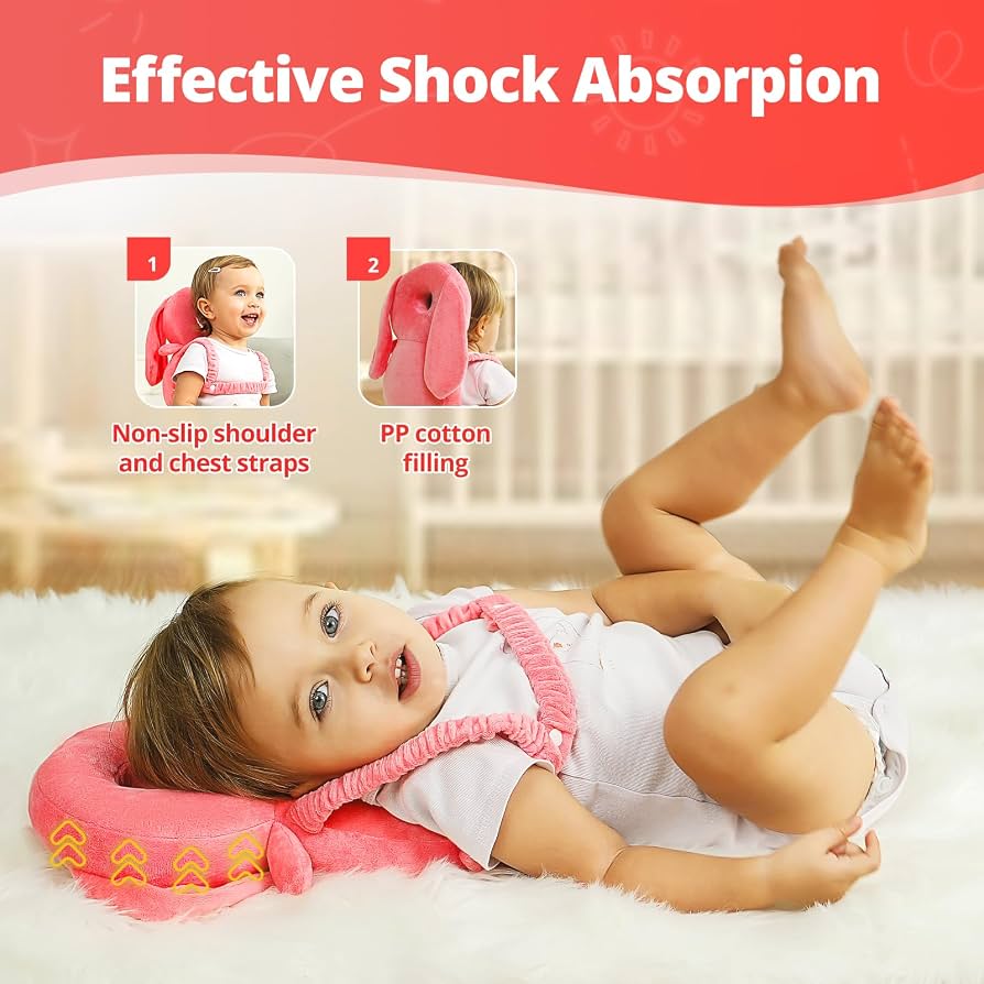 Mochila protectora de cabeza para bebé