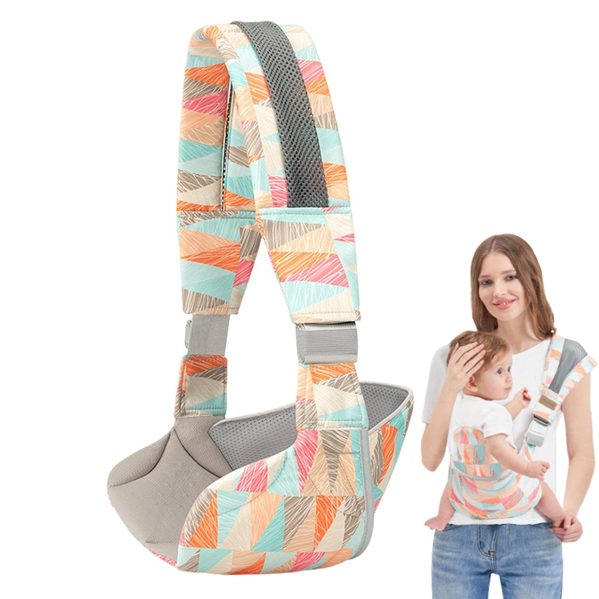 Asiento ergonómico para la cadera con cabestrillo para bebé