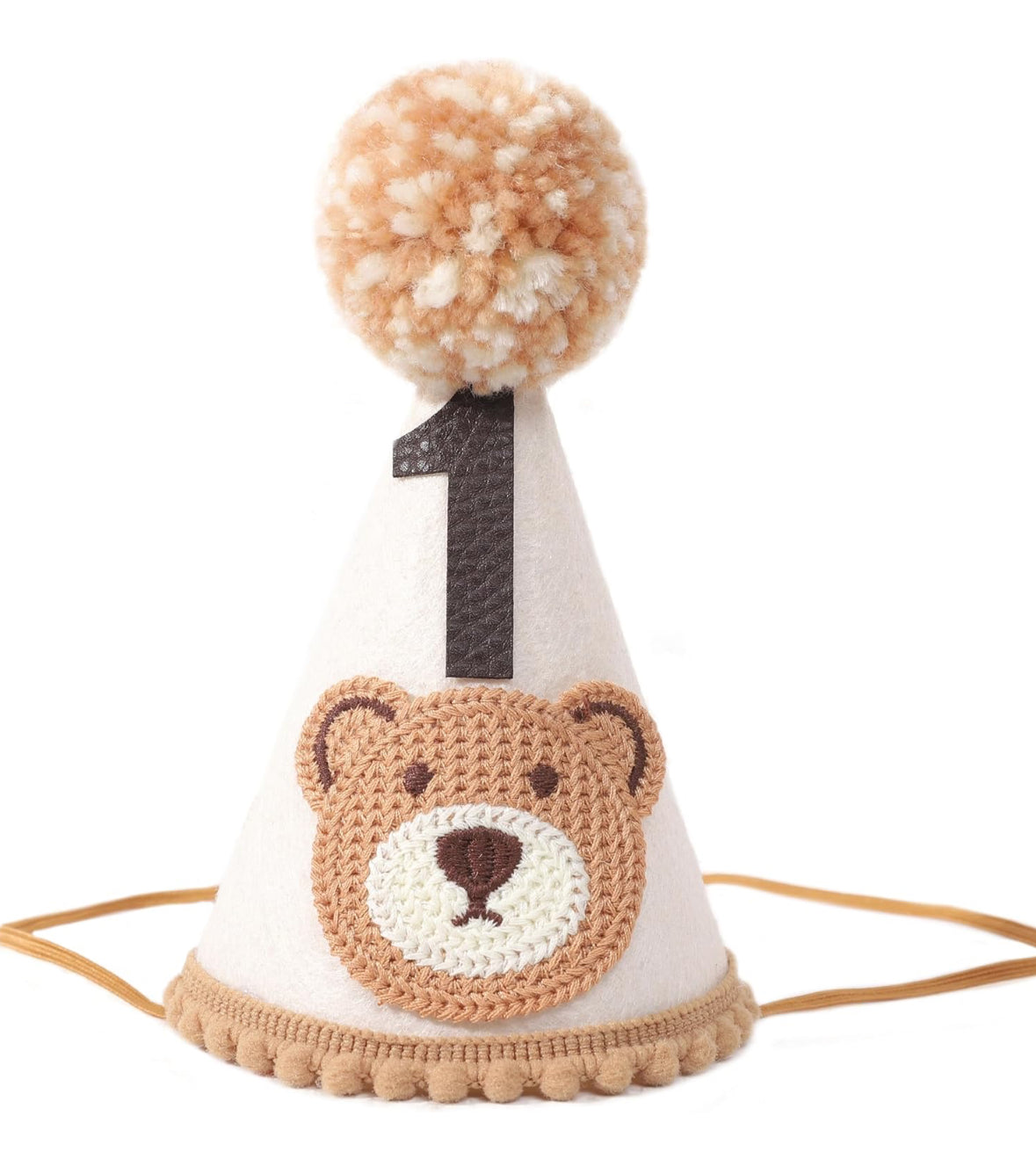 Sombrero de oso de primer cumpleaños