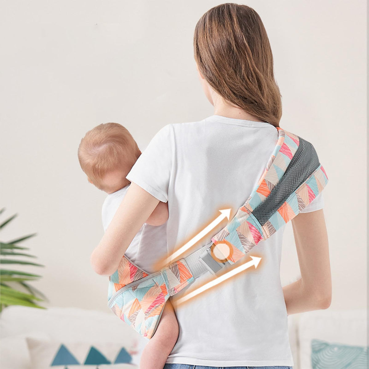 Asiento ergonómico para la cadera con cabestrillo para bebé