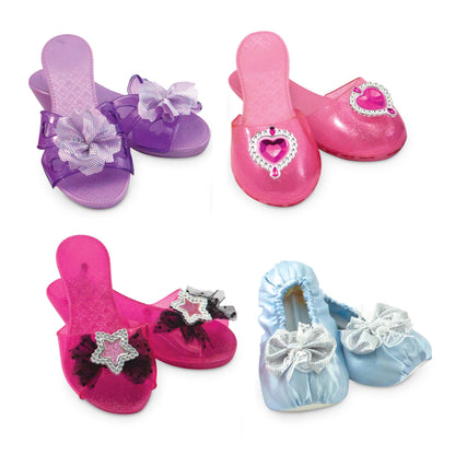 Melissa & Doug Juego de zapatos de vestir para niños (4 pares)