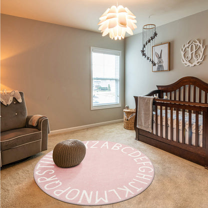 Tapete de Gateo para Dormitorio de Niños y Bebés (40 pulgadas, Rosa)