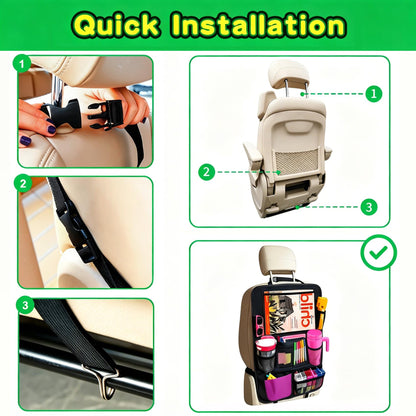Organizador de Coche y protector de Asiento Trasero