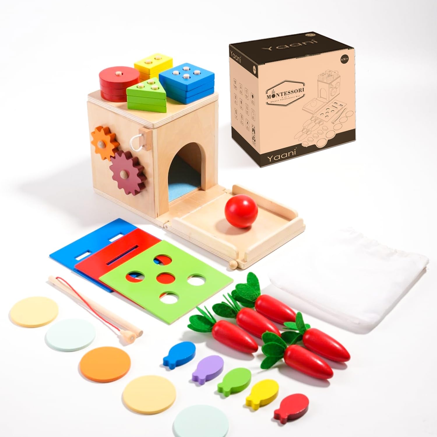 YAANA Caja Montessori 9 en 1