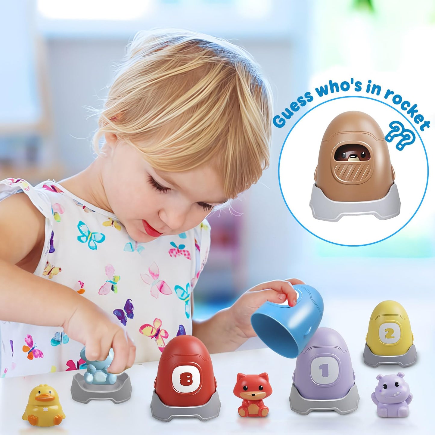 Juguetes sensoriales de aprendizaje educativo