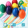 9 colores de crayones de huevo para niños de 1 a 3 años de edad