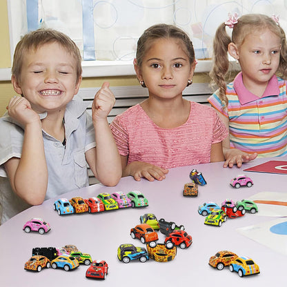 Vileafy 30 mini autos a granel, rellenos de bolsas de regalos