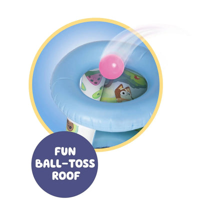 Centro de juegos con 15 pelotas de Bluey
