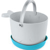 Skip Hop Almacenamiento de juguetes de baño, cubo Moby Stowaway, gris