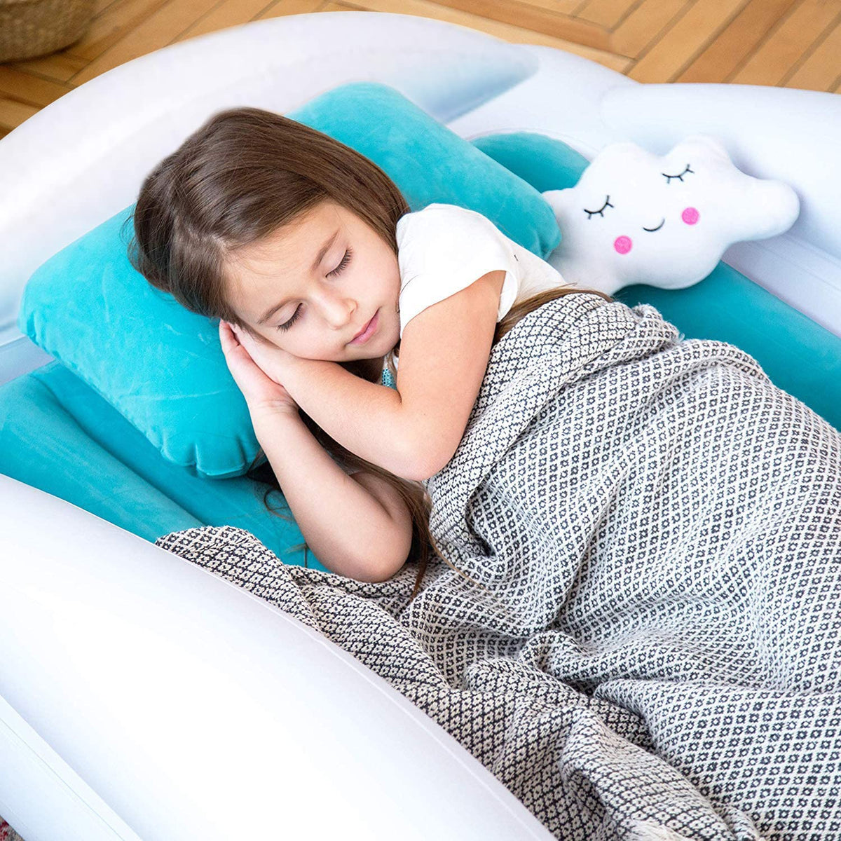 Sleepah Cama de Viaje Inflable para Niños Pequeños Colchón de Aire Portátil