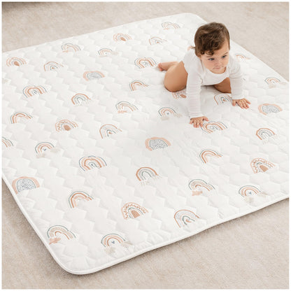 Comfy Cubs Alfombra cuadrada de juego para niños 56 x 56 pulgadas