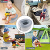 Orinal de viaje, asiento portátil para niños pequeños con bolsas de almacenamiento
