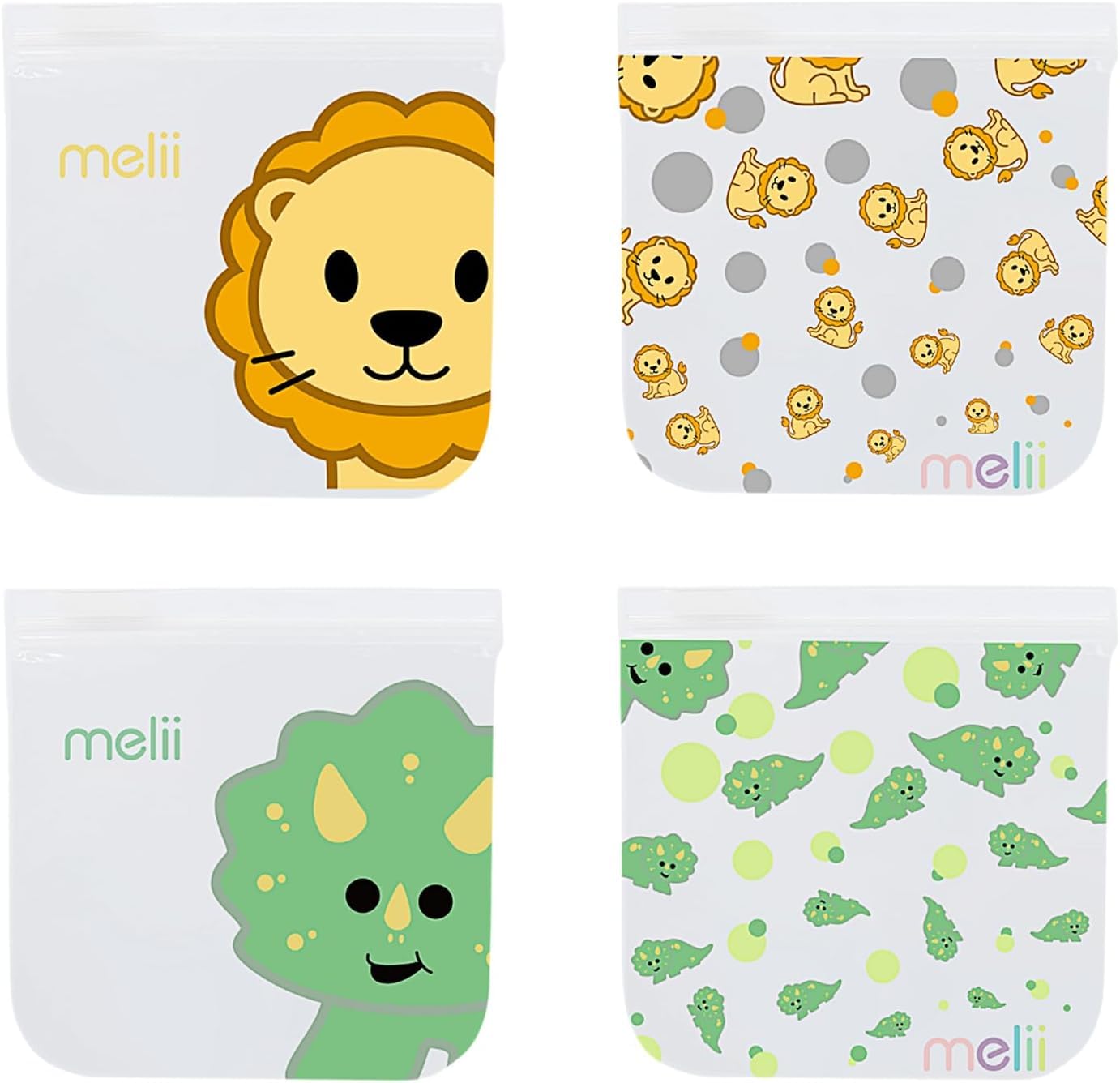 melii Reusable Sandwich & Snack Bags