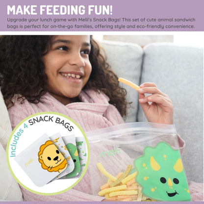 melii Reusable Sandwich & Snack Bags