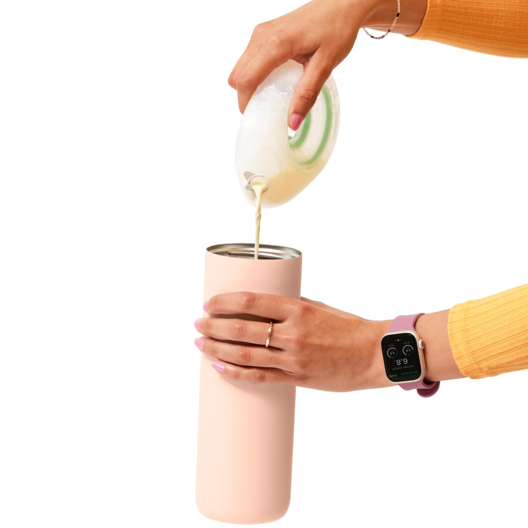 Willow - Enfriador portátil de leche materna - Mantiene la leche materna fría durante 24 horas - Acero inoxidable - Aislado - Reutilizable