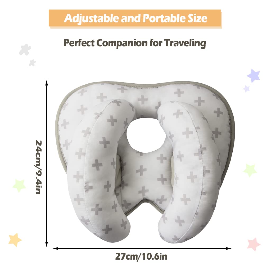 Almohada de apoyo para bebé, soporte de cabeza y cuello