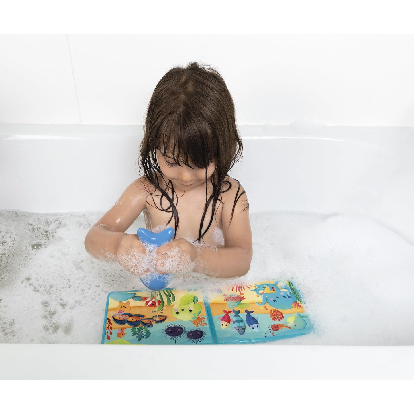 Janod J04733 Interactive Bath Book with 3 Toy Splashes