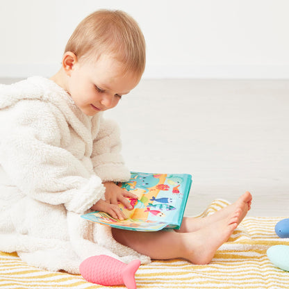Janod J04733 Interactive Bath Book with 3 Toy Splashes