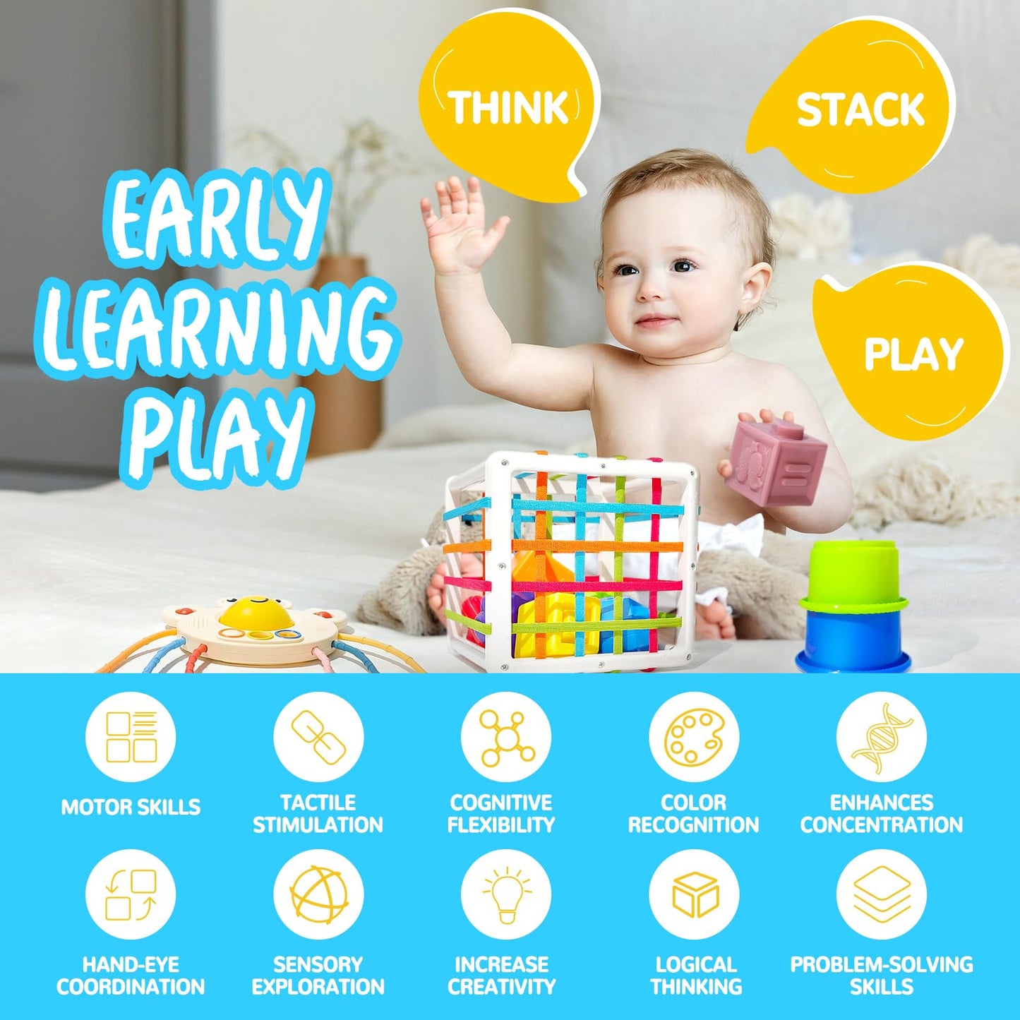 Juguetes Montessori para bebés