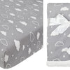 American Baby Company - Sábana de cuna de chenilla suave, cobija y cobertores de riel