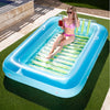 Flotador inflable para adultos, con almohada, 216 x 145 cm