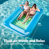 Flotador inflable para adultos, con almohada, 216 x 145 cm
