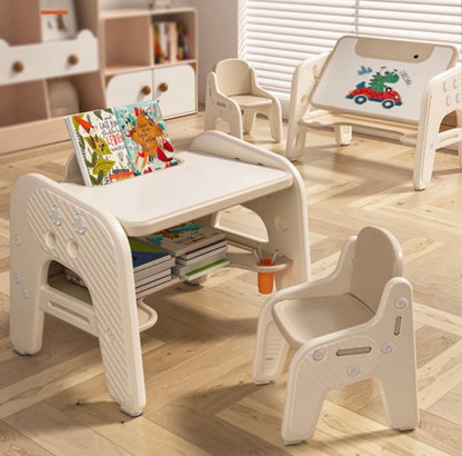 Escritorio Infantil Multifuncional con Silla Ergonómica