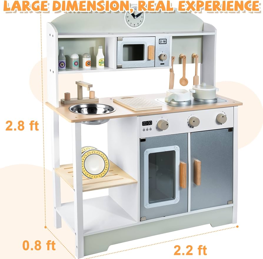 Cocina de Madera Blanca