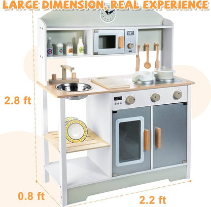 Cocina de Madera Blanca