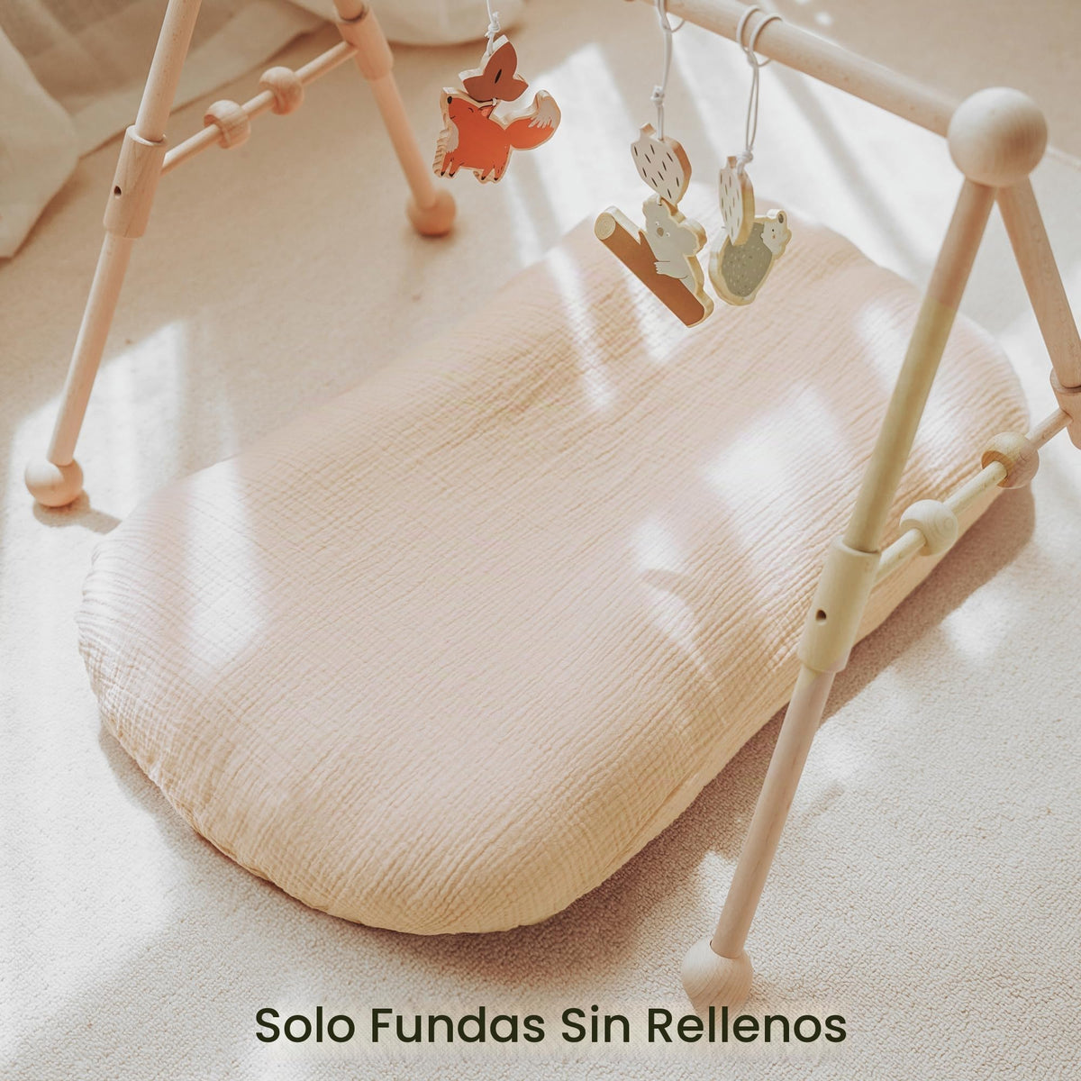 Konssy Juego de 2 fundas de muselina para tumbona de bebé, 100% algodón