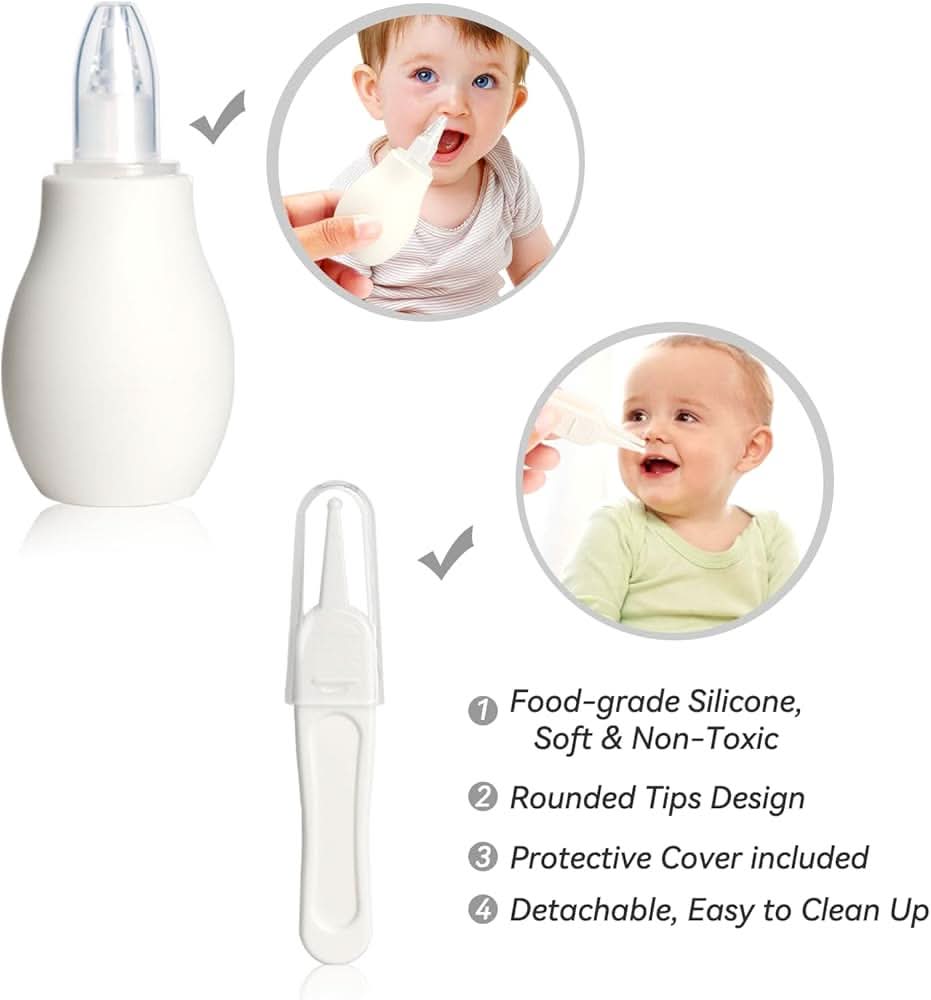 Kit de aseo para bebés, juego de cuidado de seguridad infantil con cepillo para el cabello