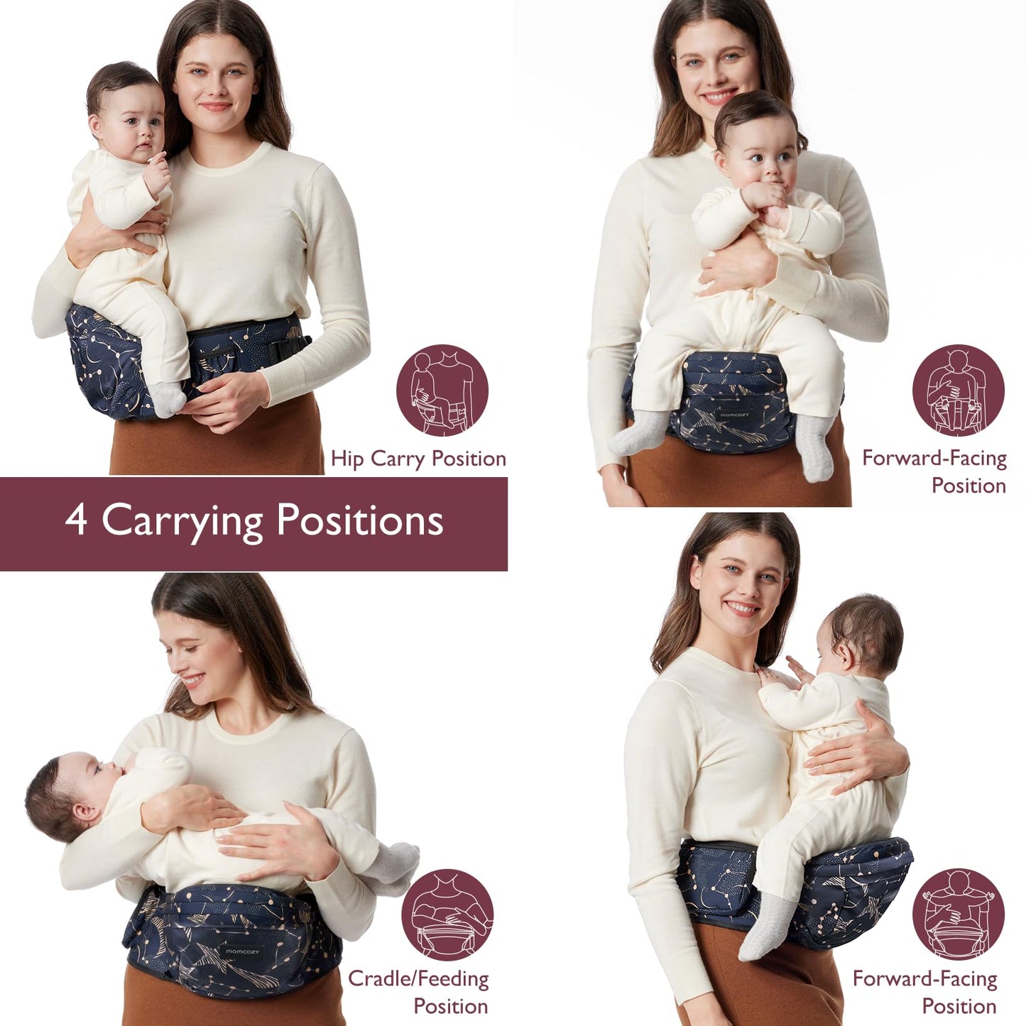 Momcozy, asiento de cadera