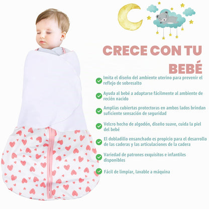 BSTOPPT - Saco de dormir para recién nacidos, de 6 a 12 meses, TOG 0.5